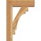 Ekena Millwork Merced Block Rough Sawn Bracket w/ Offset Brace, Western Red Cedar, 6"W x 18"D x 26"H BKT0604X18X26MRC05RWR - alternate 3